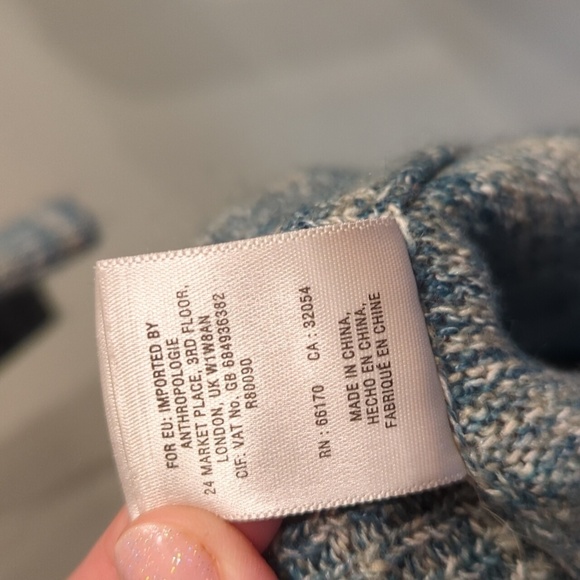 Anthropologie Field Flower Pullover Knitted Top Sweater Size Small Oversized - Picture 11 of 12